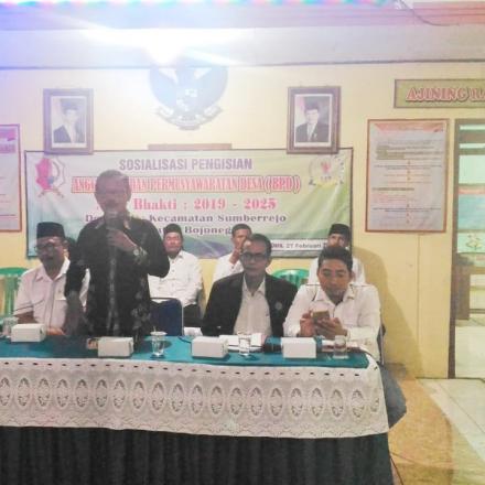 Panitia Sosialisasikan Tupoksi Serta Tahapan Pengisian BPD
