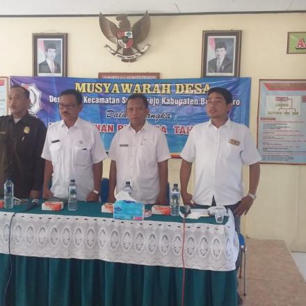 Desa Deru Laksanakan Rencana Kerja Pemerintah untuk 2020