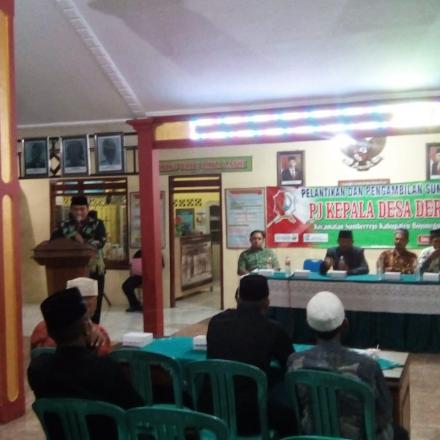 Kepala Desa Deru Diisi Dengan Pj Antar Waktu